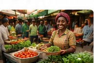 Fresh produce market