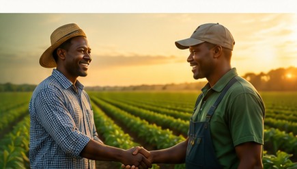 Farmers building a partnership